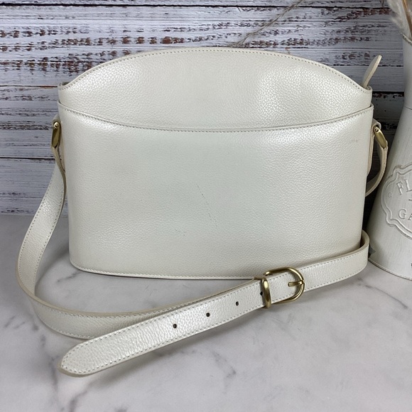 VINTAGE COACH #4405 SHOULDER BAG MADISON REGIS IVORY MADE IN ITALY CROSSBODY - Picture 2 of 16